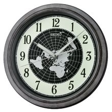 World Map Atlas Wall Clock